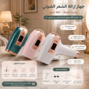 Épilateur Laser ENZO🇮🇹 NO.T5 – Technologie IPL & Refroidissement ICE