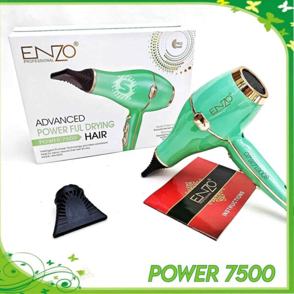 ENZO Professional Hair Dryer 7500 POWER EN-6006