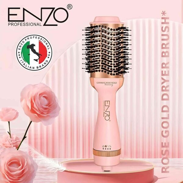 ⁦La nouvelle Brosse ENZO🇮🇹 one step 1500w PRO blo-out styler en-6209⁩ - الصورة ⁦5⁩