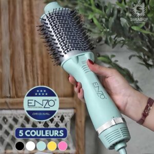 Brosse ENZO 🇮🇹 1500w à 75MM avec technologie ionique et nano TITANIUM