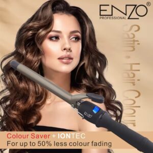 ENZO 🇮🇹 Fer à Boucler Professionnel en Céramique – 980°F (EN-9104) | Boucles Parfaites à la Maison