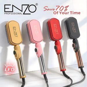 Brosse lissante ENZO 🇮🇹 avec NANO IONS technologie EN-4002