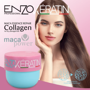 Masque Collagène & Sérum Brillance ENZO🇮🇹Professional  Nano VEGAN