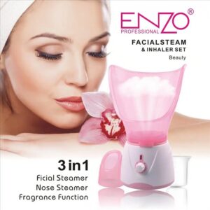 ENZO 🇮🇹 Facial sauna 3en1 EN-8104 1000w Hydratation profonde
